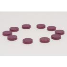 1,000x Wooden discs 16x4 mm in purple