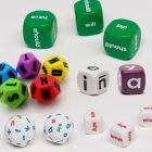 Language dice mix