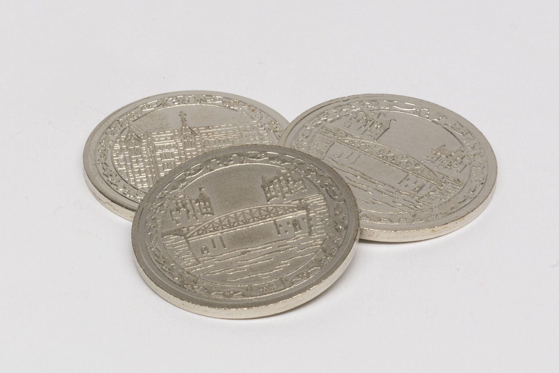 Metallmünzen Speicherstadt